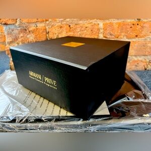 5 ARMANI PriveDuo Fold Gift Hard Boxes